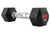 Комплект обрезиненных октагональных гантелей 5 пар от 10 до 20кг UFC Octagon Dumbbell