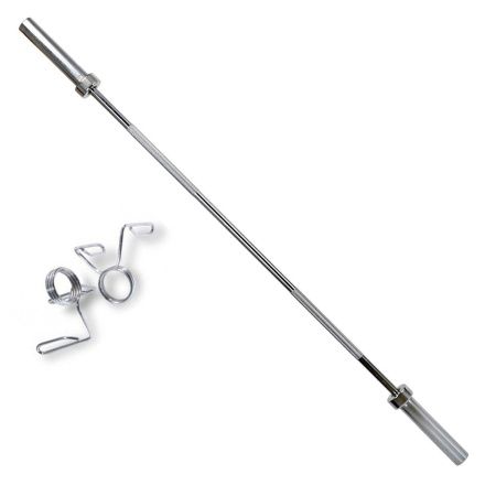 Гриф прямой 72"/180см д50, замок-пружина, нагрузка 250кг, диам.стержня 29мм