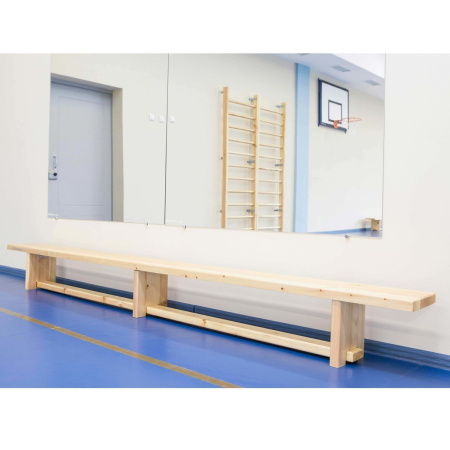 Скамья гимнастическая на деревянных ножках 2 м ZAVODSPORTA
