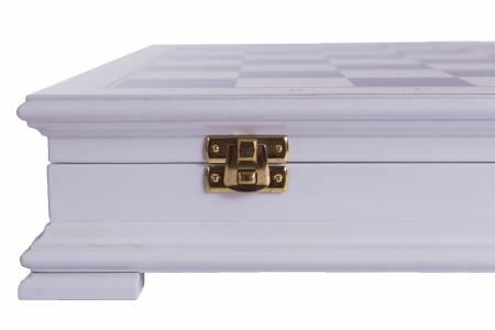 Шахматы "Стаунтон" с фигурами, черно-белые