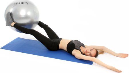 Мяч для фитнеса «ФИТБОЛ-75» с насосом