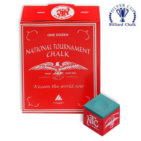 Мел National Tournament Chalk Green 12шт