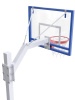 Баскетбольная стойка регулируемая разборная с трен. щитом 1200х900 мм из оргстекла 10 мм и масс. кольцом