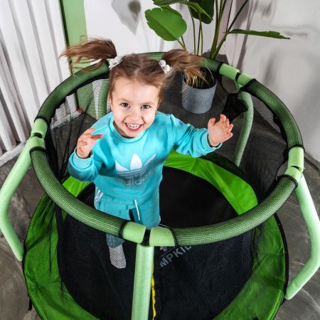 Батут DFC JUMP KIDS 48" cв.зелен, сетка (120cм)