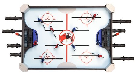 Настольный хоккей Red Machine с механическими счетами (71.7 x 51.4 x 21 см, цветной)