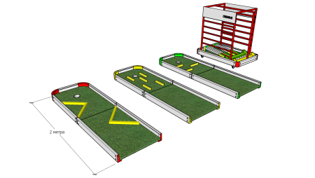 Дорожки для игры в мини гольф «KIDS» 3.3