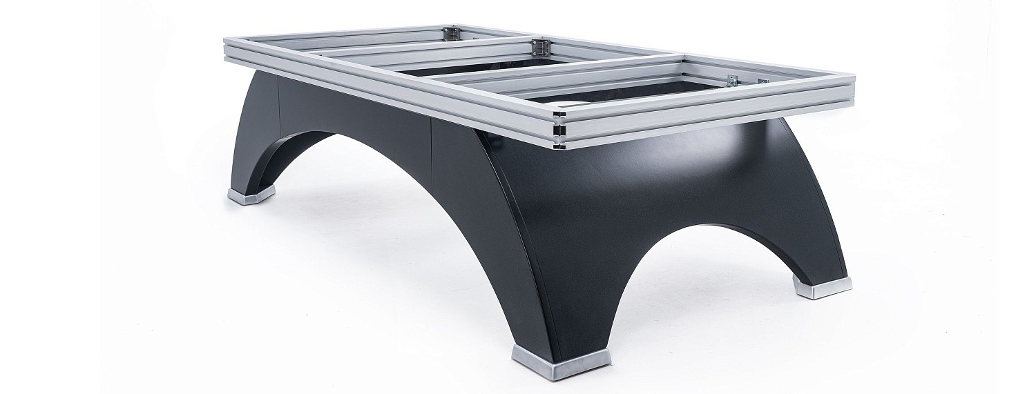 Бильярдный стол для пула "Rasson OX" 8 футов (черный, сланец 30 мм)