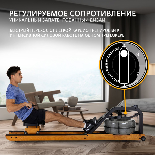 Гребной тренажер Apollo Plus (BT)