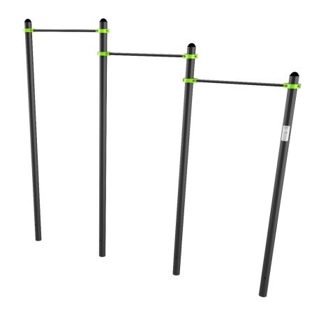 W311 GTO Перекладины разноуровневые для подтягивания из виса на высокой перекладине  ZAVODSPORTA