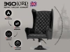 Дизайнерское массажное кресло EGO Lord EG3002 АНТРАЦИТ (Арпатек)