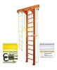 Шведская стенка Kampfer Wooden Ladder Wall (№4 Вишневый Высота 3 м белый)