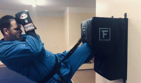 Подушка апперкотная Г-образная большая «onePRO FILIPPOV» из натуральной кожи 15 кг