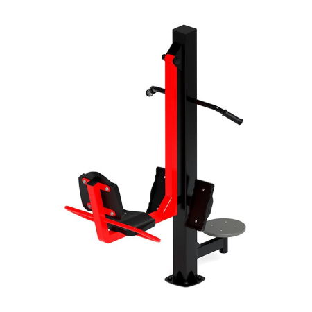 Тренажер уличный «Жим ногами + Твистер»