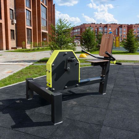 C-1901 Уличный Велотренажер горизонтальный с безынерционным нагрузочным механизмом ZAVODSPORTA