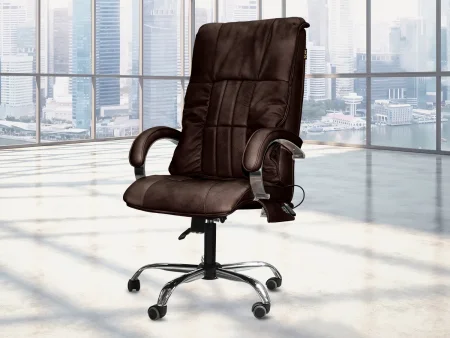Офисное массажное кресло EGO BOSS EG1001 LKFO ШОКОЛАД (Арпатек)