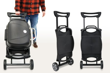 Комплект: Портативный газовый гриль 2 горелки и Подставка складная для газового гриля HOBO PRO