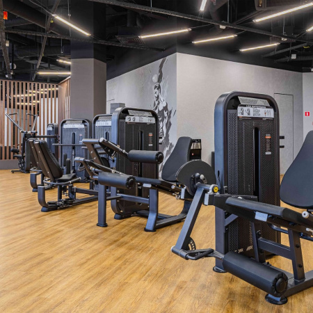 E7023 Сгибание ног сидя. Стек 110 кг