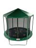 Батут SportElite HOME с принтом защитной сеткой и крышей 6FT