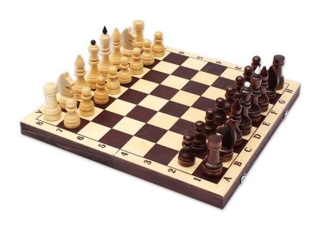 Шахматы турнирные РФН лак с темной доской