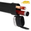 Тубус Predator Blak Velcro 1x1 чёрный