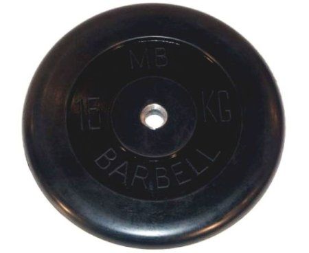 Диски обрезиненные Barbell 15 кг. 26 мм.