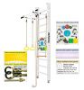Шведская стенка Kampfer Helena Ceiling Busyboard (№6 Жемчужный Стандарт Бизиборд белый)