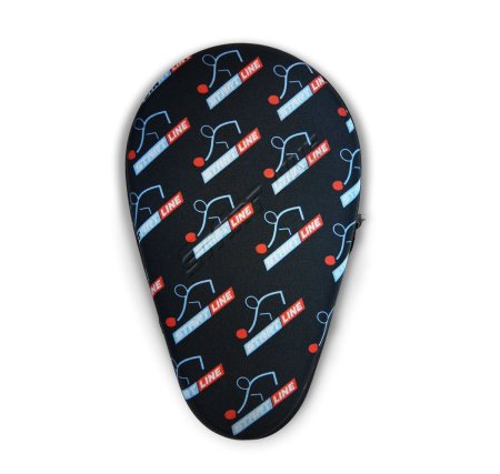 Чехол для теннисной ракетки формованный (черный)