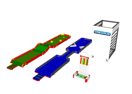 Дорожка для игры в мини гольф MEGA 2.4 MAX