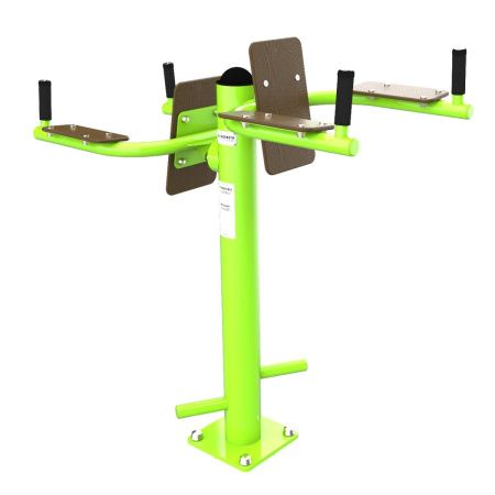 F-1708 Уличный тренажер Упор для пресса ZAVODSPORTA