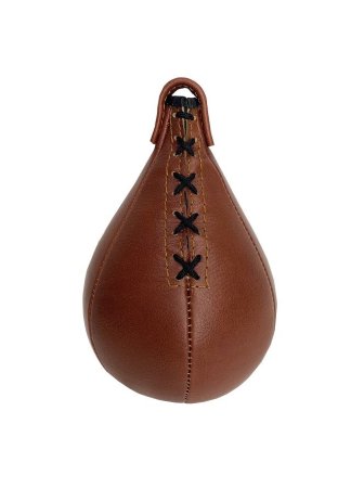 Груша пневматическая кожаная боксерская TOTALBOX (Коричневый)