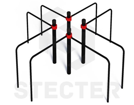 Комплекс из параллельных брусьев Крест