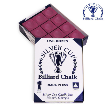 Мел Silver Cup Burgundy 12шт.