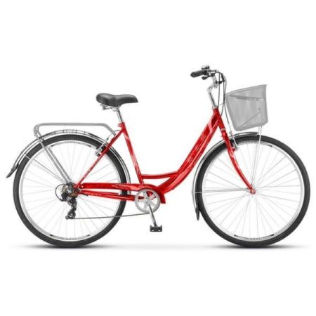 Велосипед Stels Navigator 28' 395 Z010 Красный (с корзиной) 