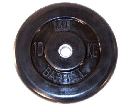 Диски обрезиненные Barbell 10 кг. 26 мм.
