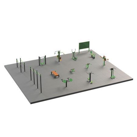 S-1005 Спортивная площадка 180 кв.м ZAVODSPORTA