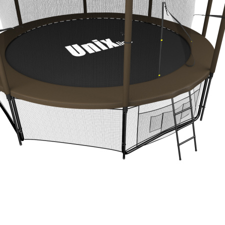 Батут UNIX Line Black&Brown 10 ft (inside)