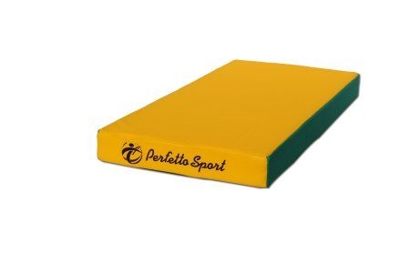 Мат Perfetto Sport № 1 (100 х 50 х 10) зелёно/жёлтый