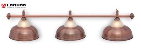 Светильник Fortuna Crown Red Bronze 3 плафона