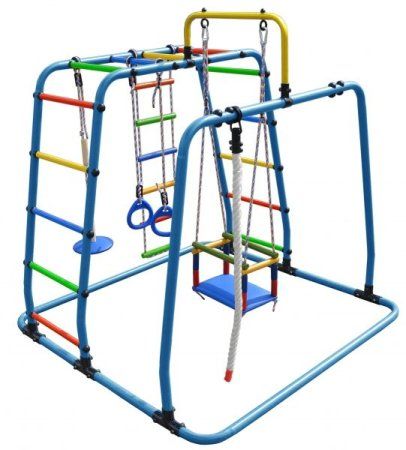Спортивно-игровой комплекс Формула Здоровья Игрунок (зеленый-радуга)