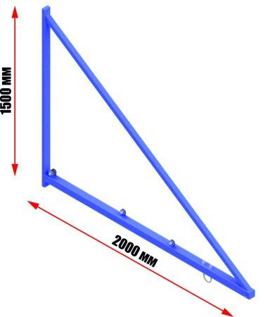Консоль настенная для гимнастических колец и каната
