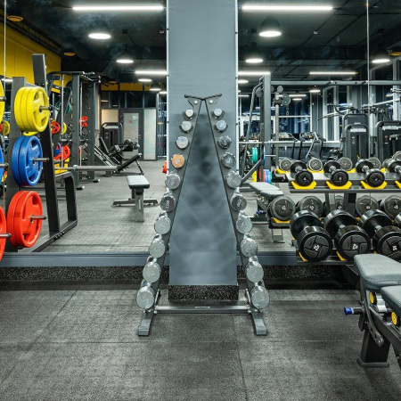 A2067 Подставка под гантельный ряд (на 10 пар, 1-10 кг) ТАНГЕН