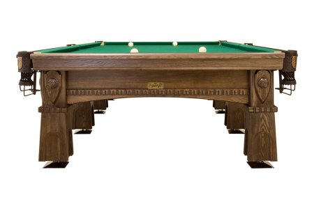 Бильярдный стол для русской пирамиды Руптур "Русич" (12 футов, дуб, сланец 45мм)