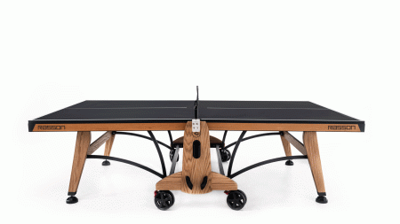 Теннисный стол складной для помещений "RASSON PREMIUM T03 Indoor" (натуральный дуб) с сеткой
