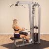 Верхняя-нижняя тяга Body-Solid SLM300G-3 со стеком 140 кг