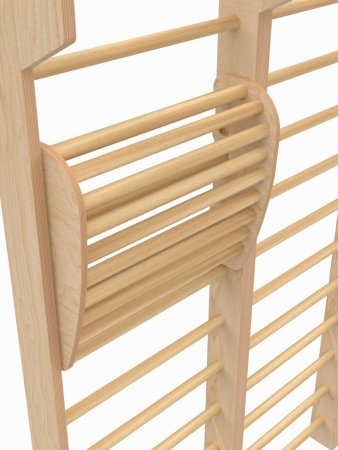 Тренажер для спины на шведскую стенку