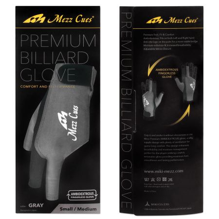 Перчатка MEZZ Premium MGR-H серая левая/правая L/XL