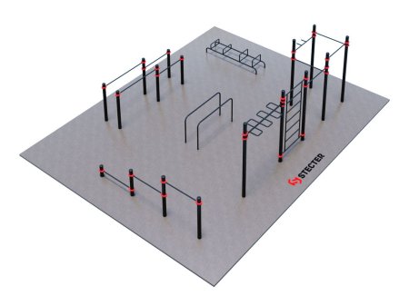 Проект "Дворовая площадка для Воркаут 2-4"