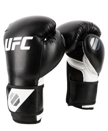 Перчатки тренировочные для спарринга UFC (черные) 6 Oz