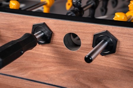 Игровой стол - футбол "Eiffel" коричнево-черный