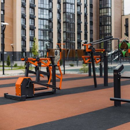 C-1902 Уличный тренажер Эллипсоид с безынерционным нагрузочным механизмом ZAVODSPORTA